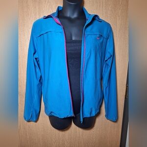 Nike Blue and Pink Utility Jackets Lightweight Performance Wear